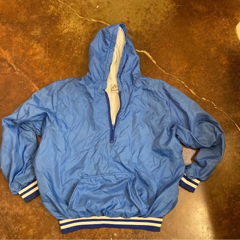 Vintage 80s Birdie Bomber Jacket By Richard A Leslie  Blue  Mens Small